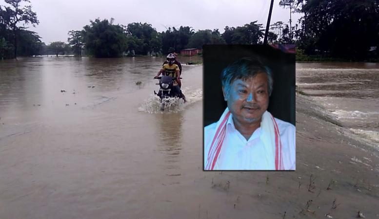 বাঢ়নী পানীয়ে একাকাৰ কৰিছে পথ-পথাৰ, ইনছেটত নিহত লোকজন